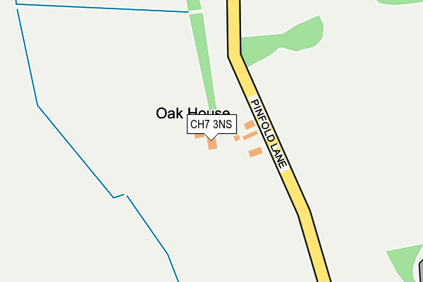 CH7 3NS map - OS OpenMap – Local (Ordnance Survey)