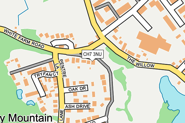CH7 3NU map - OS OpenMap – Local (Ordnance Survey)