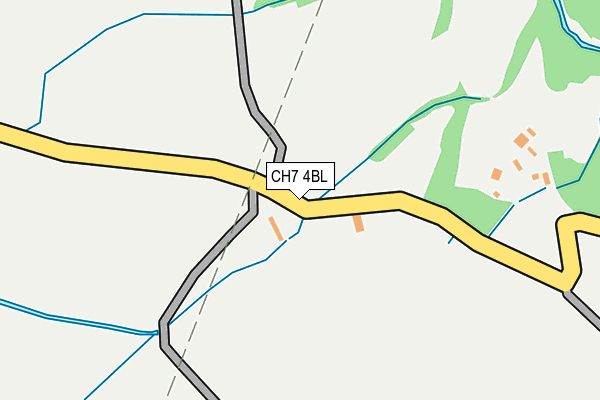 CH7 4BL map - OS OpenMap – Local (Ordnance Survey)