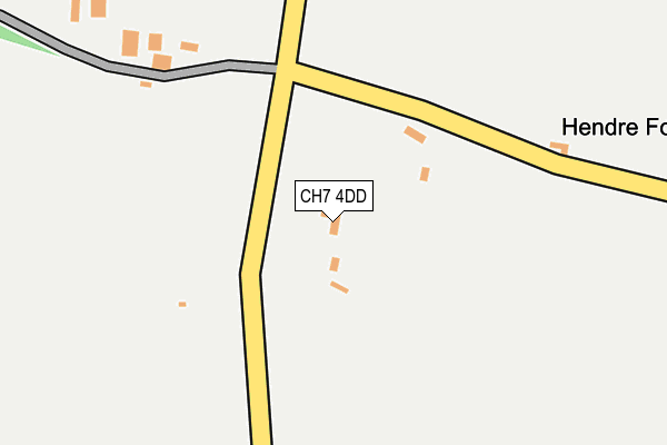 CH7 4DD map - OS OpenMap – Local (Ordnance Survey)