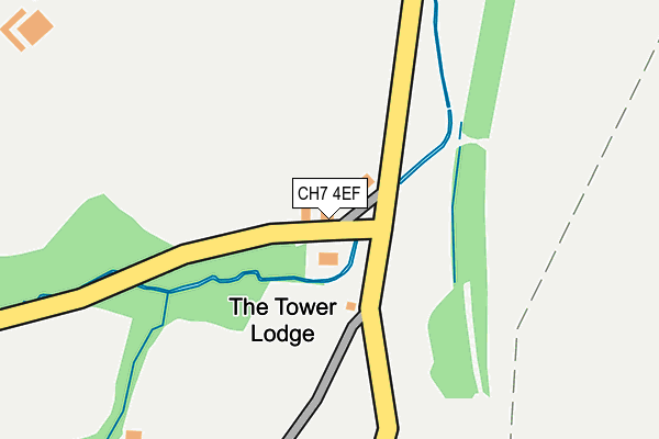 CH7 4EF map - OS OpenMap – Local (Ordnance Survey)