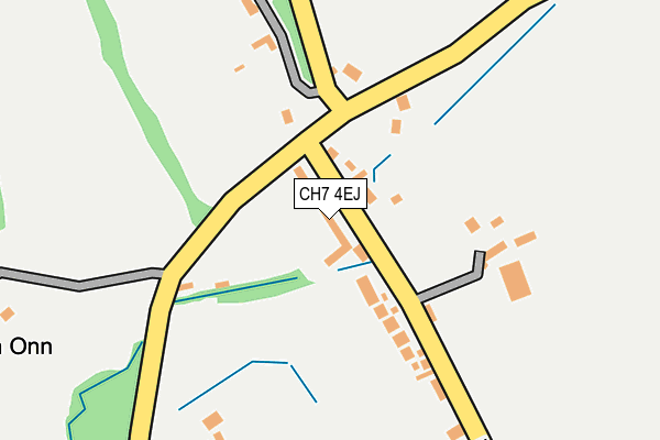 CH7 4EJ map - OS OpenMap – Local (Ordnance Survey)