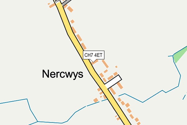 CH7 4ET map - OS OpenMap – Local (Ordnance Survey)