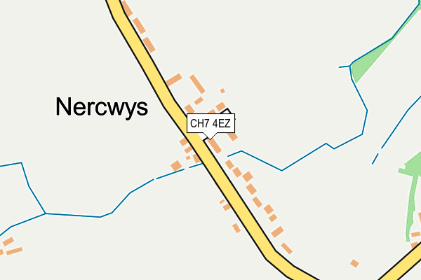 CH7 4EZ map - OS OpenMap – Local (Ordnance Survey)