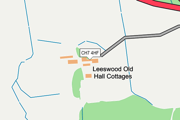 CH7 4HF map - OS OpenMap – Local (Ordnance Survey)