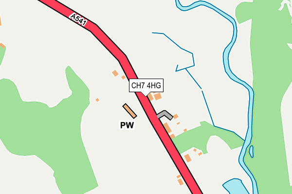 CH7 4HG map - OS OpenMap – Local (Ordnance Survey)
