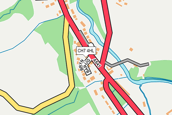 CH7 4HL map - OS OpenMap – Local (Ordnance Survey)