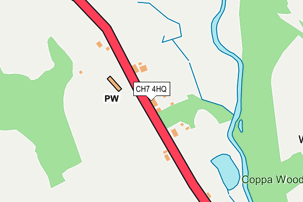 CH7 4HQ map - OS OpenMap – Local (Ordnance Survey)