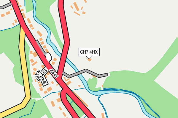CH7 4HX map - OS OpenMap – Local (Ordnance Survey)
