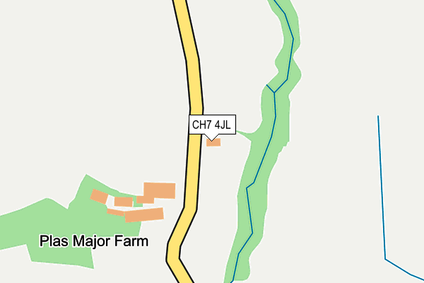 CH7 4JL map - OS OpenMap – Local (Ordnance Survey)