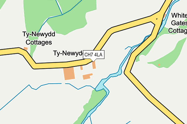 CH7 4LA map - OS OpenMap – Local (Ordnance Survey)