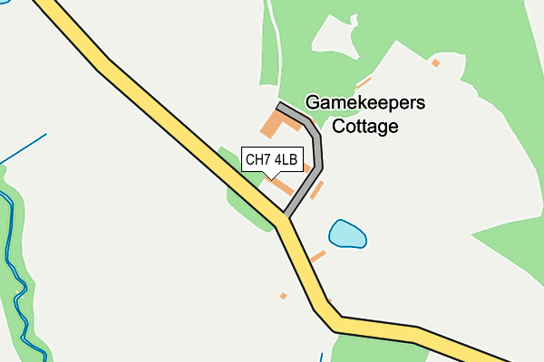 CH7 4LB map - OS OpenMap – Local (Ordnance Survey)