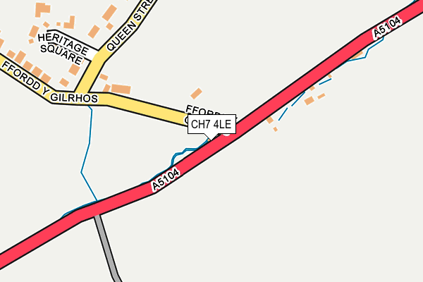 CH7 4LE map - OS OpenMap – Local (Ordnance Survey)