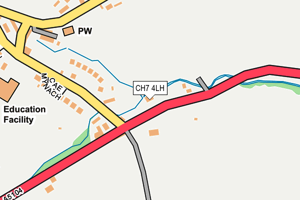 CH7 4LH map - OS OpenMap – Local (Ordnance Survey)