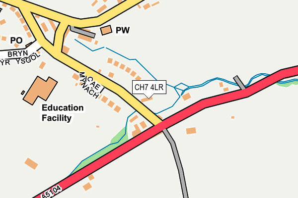 CH7 4LR map - OS OpenMap – Local (Ordnance Survey)