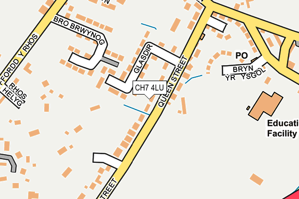 CH7 4LU map - OS OpenMap – Local (Ordnance Survey)