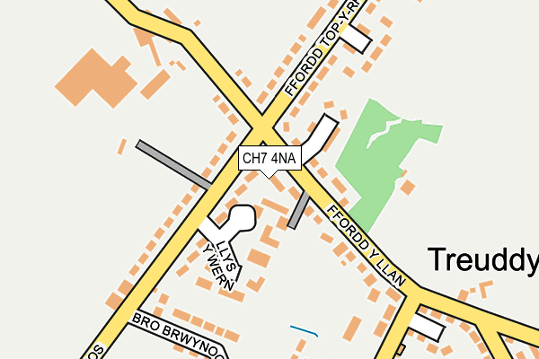 CH7 4NA map - OS OpenMap – Local (Ordnance Survey)