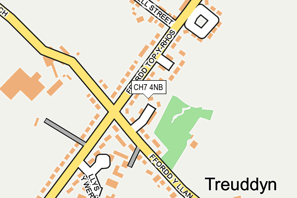 CH7 4NB map - OS OpenMap – Local (Ordnance Survey)