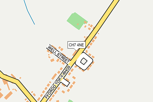 CH7 4NE map - OS OpenMap – Local (Ordnance Survey)