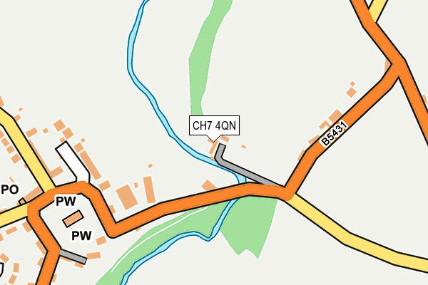 CH7 4QN map - OS OpenMap – Local (Ordnance Survey)