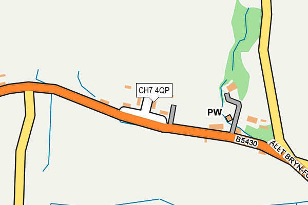 CH7 4QP map - OS OpenMap – Local (Ordnance Survey)