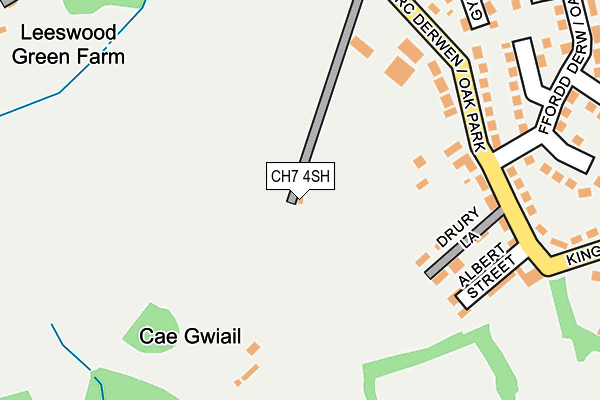 CH7 4SH map - OS OpenMap – Local (Ordnance Survey)