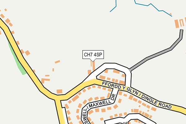 CH7 4SP map - OS OpenMap – Local (Ordnance Survey)