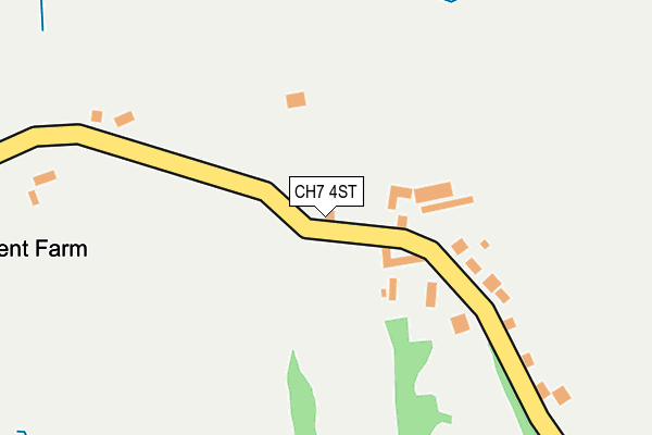 CH7 4ST map - OS OpenMap – Local (Ordnance Survey)