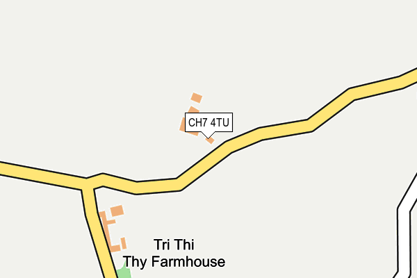 CH7 4TU map - OS OpenMap – Local (Ordnance Survey)