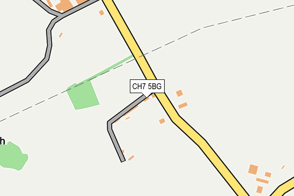 CH7 5BG map - OS OpenMap – Local (Ordnance Survey)