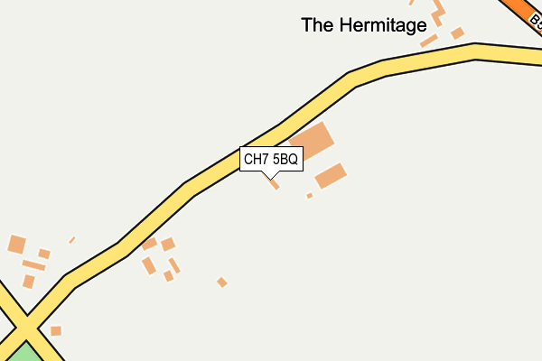 CH7 5BQ map - OS OpenMap – Local (Ordnance Survey)