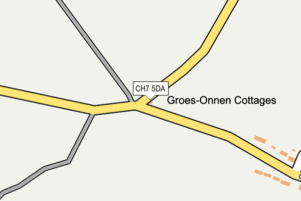 CH7 5DA map - OS OpenMap – Local (Ordnance Survey)