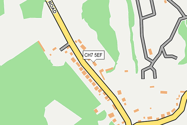 CH7 5EF map - OS OpenMap – Local (Ordnance Survey)