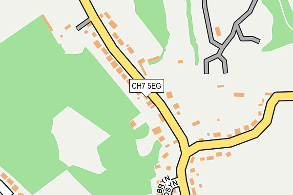 CH7 5EG map - OS OpenMap – Local (Ordnance Survey)