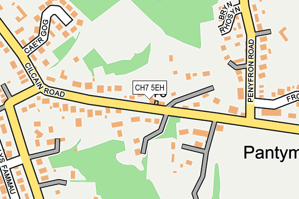 CH7 5EH map - OS OpenMap – Local (Ordnance Survey)