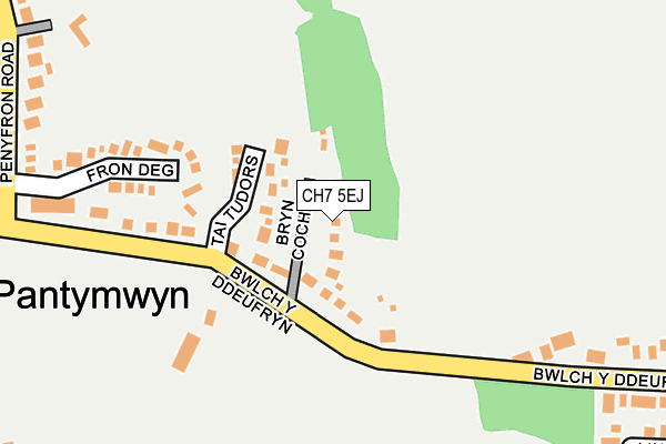 CH7 5EJ map - OS OpenMap – Local (Ordnance Survey)