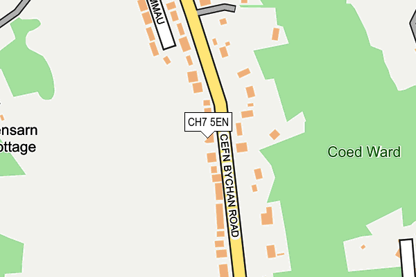 CH7 5EN map - OS OpenMap – Local (Ordnance Survey)