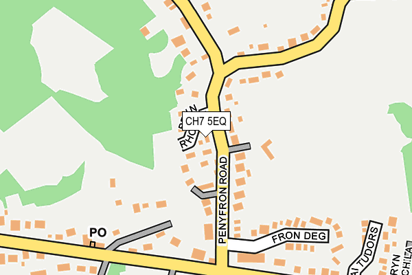 CH7 5EQ map - OS OpenMap – Local (Ordnance Survey)