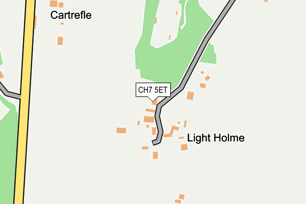 CH7 5ET map - OS OpenMap – Local (Ordnance Survey)