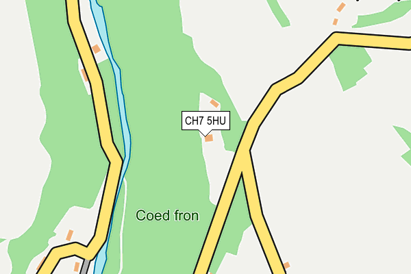 CH7 5HU map - OS OpenMap – Local (Ordnance Survey)