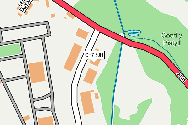 CH7 5JH map - OS OpenMap – Local (Ordnance Survey)