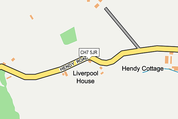 CH7 5JR map - OS OpenMap – Local (Ordnance Survey)