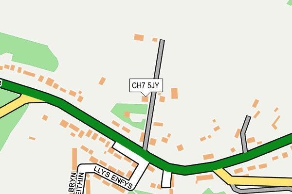 CH7 5JY map - OS OpenMap – Local (Ordnance Survey)