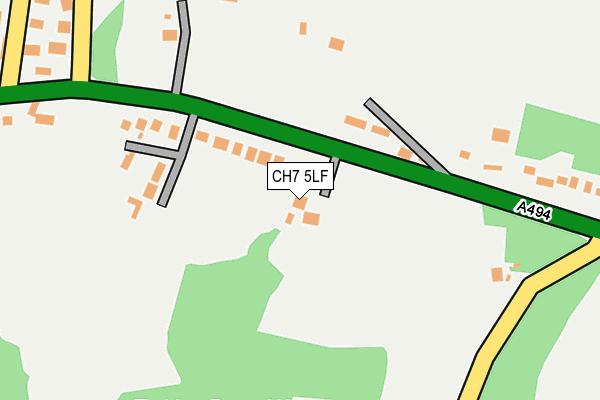 CH7 5LF map - OS OpenMap – Local (Ordnance Survey)