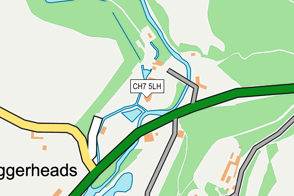 CH7 5LH map - OS OpenMap – Local (Ordnance Survey)