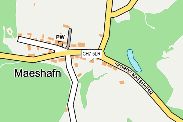 CH7 5LR map - OS OpenMap – Local (Ordnance Survey)