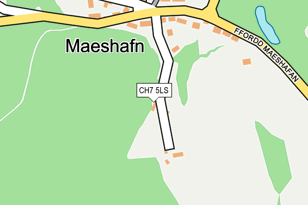 CH7 5LS map - OS OpenMap – Local (Ordnance Survey)