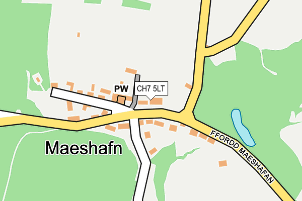 CH7 5LT map - OS OpenMap – Local (Ordnance Survey)