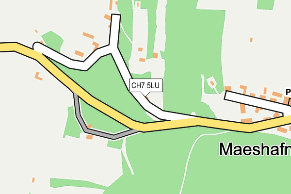 CH7 5LU map - OS OpenMap – Local (Ordnance Survey)