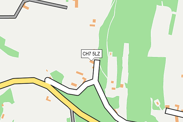 CH7 5LZ map - OS OpenMap – Local (Ordnance Survey)